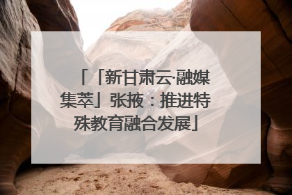 「新甘肃云·融媒集萃」张掖：推进特殊教育融合发展