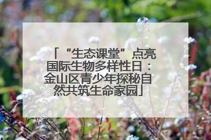 “生态课堂”点亮国际生物多样性日：金山区青少年探秘自然共筑生命家园