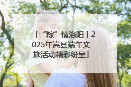 “粽”情洛阳丨2025年嵩县端午文旅活动精彩纷呈