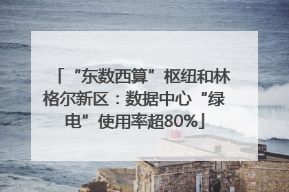 “东数西算”枢纽和林格尔新区：数据中心“绿电”使用率超80%