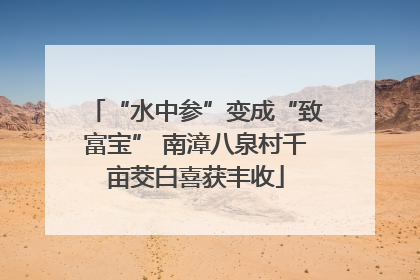 “水中参”变成“致富宝” 南漳八泉村千亩茭白喜获丰收