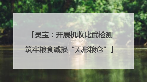 灵宝：开展机收比武检测 筑牢粮食减损“无形粮仓”