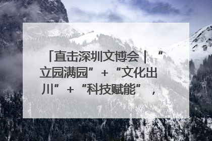 直击深圳文博会｜“立园满园”+“文化出川”+“科技赋能”，成都传媒发布三大文创领域合作清单