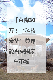 直降30万！“科技豪华”尊界能否突围豪车市场