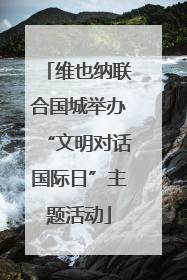 维也纳联合国城举办“文明对话国际日”主题活动