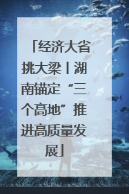 经济大省挑大梁丨湖南锚定“三个高地”推进高质量发展