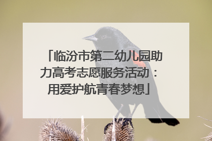 临汾市第二幼儿园助力高考志愿服务活动：用爱护航青春梦想