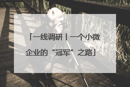 一线调研丨一个小微企业的“冠军”之路