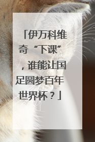 伊万科维奇“下课”，谁能让国足圆梦百年世界杯？