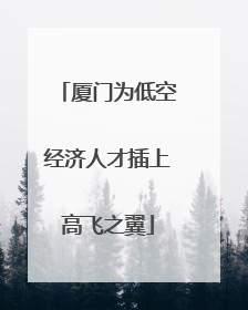 厦门为低空经济人才插上高飞之翼
