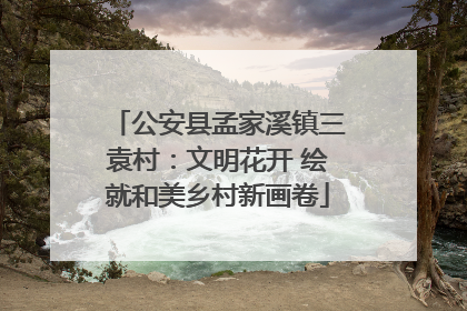 公安县孟家溪镇三袁村：文明花开 绘就和美乡村新画卷