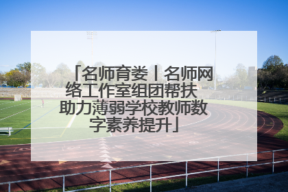 名师育娄丨名师网络工作室组团帮扶 助力薄弱学校教师数字素养提升