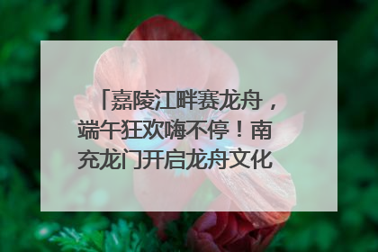 嘉陵江畔赛龙舟，端午狂欢嗨不停！南充龙门开启龙舟文化盛宴｜镜观四川