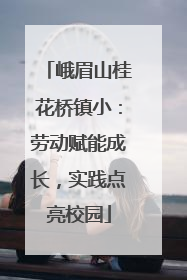 峨眉山桂花桥镇小：劳动赋能成长，实践点亮校园