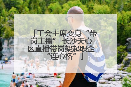 工会主席变身“带岗主播” 长沙天心区直播带岗架起职企“连心桥”