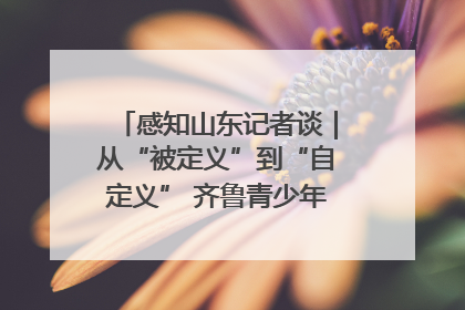 感知山东记者谈｜从“被定义”到“自定义” 齐鲁青少年书写时代新篇