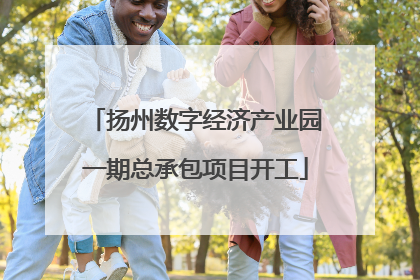 扬州数字经济产业园一期总承包项目开工