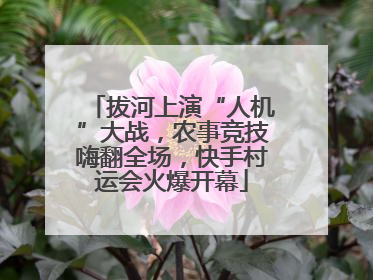 拔河上演“人机”大战，农事竞技嗨翻全场，快手村运会火爆开幕