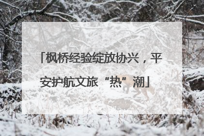 枫桥经验绽放协兴，平安护航文旅“热”潮