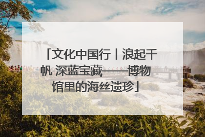 文化中国行丨浪起千帆 深蓝宝藏——博物馆里的海丝遗珍