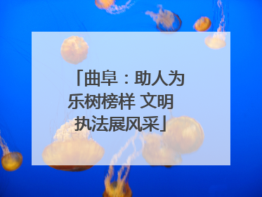曲阜：助人为乐树榜样 文明执法展风采