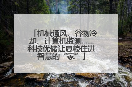 机械通风、谷物冷却、计算机监测……科技优储让夏粮住进智慧的“家”