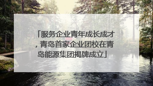 服务企业青年成长成才，青岛首家企业团校在青岛能源集团揭牌成立