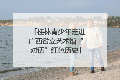 桂林青少年走进广西省立艺术馆“对话”红色历史