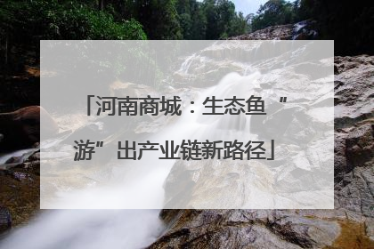 河南商城：生态鱼“游”出产业链新路径