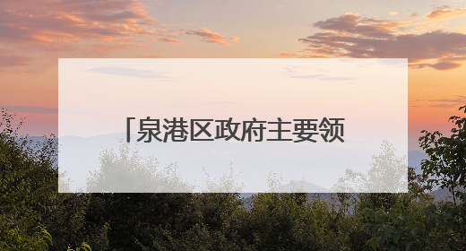 泉港区政府主要领导看望慰问老党员、生活困难党员