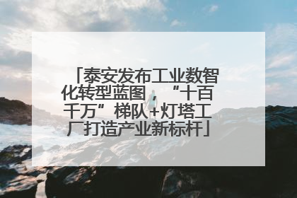 泰安发布工业数智化转型蓝图，“十百千万”梯队+灯塔工厂打造产业新标杆