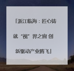 浙江临海：匠心铸就“视”界之窗 创新驱动产业腾飞