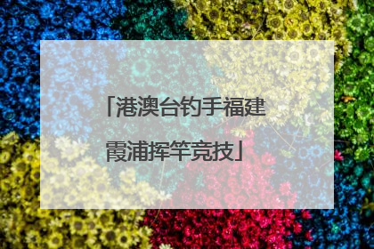 港澳台钓手福建霞浦挥竿竞技