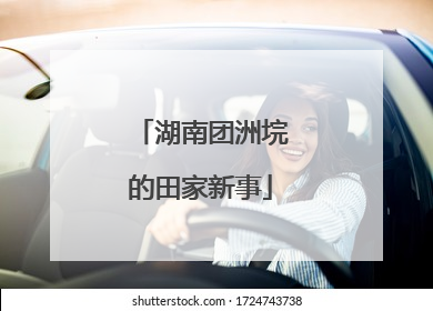 湖南团洲垸的田家新事