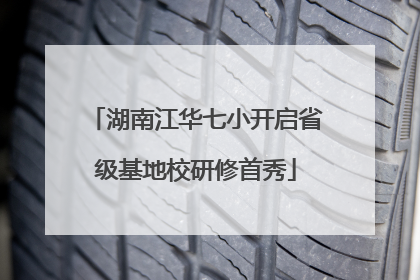 湖南江华七小开启省级基地校研修首秀
