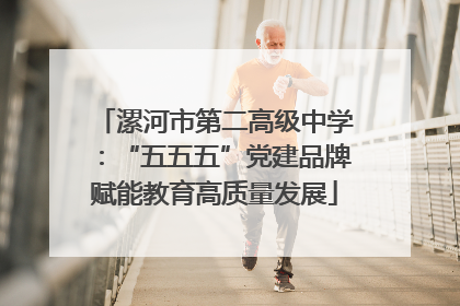 漯河市第二高级中学：“五五五”党建品牌赋能教育高质量发展