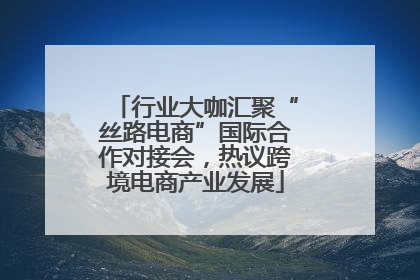 行业大咖汇聚“丝路电商”国际合作对接会，热议跨境电商产业发展