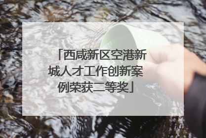 西咸新区空港新城人才工作创新案例荣获二等奖