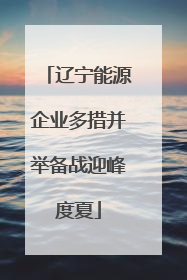 辽宁能源企业多措并举备战迎峰度夏