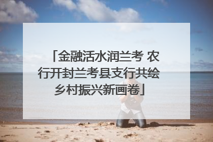 金融活水润兰考 农行开封兰考县支行共绘乡村振兴新画卷