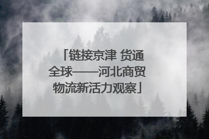 链接京津 货通全球——河北商贸物流新活力观察