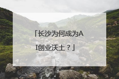 长沙为何成为AI创业沃土？