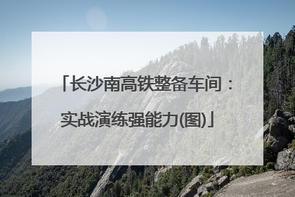 长沙南高铁整备车间：实战演练强能力(图)