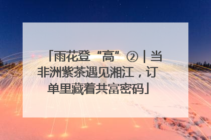 雨花登“高”②｜当非洲紫茶遇见湘江，订单里藏着共富密码