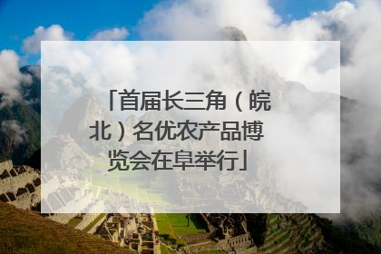 首届长三角（皖北）名优农产品博览会在阜举行