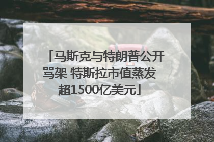 马斯克与特朗普公开骂架 特斯拉市值蒸发超1500亿美元