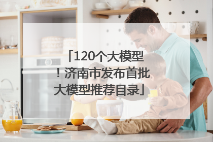 120个大模型！济南市发布首批大模型推荐目录