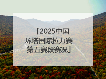 2025中国环塔国际拉力赛第五赛段赛况