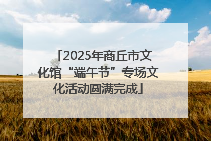 2025年商丘市文化馆“端午节”专场文化活动圆满完成
