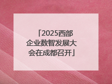 2025西部企业数智发展大会在成都召开